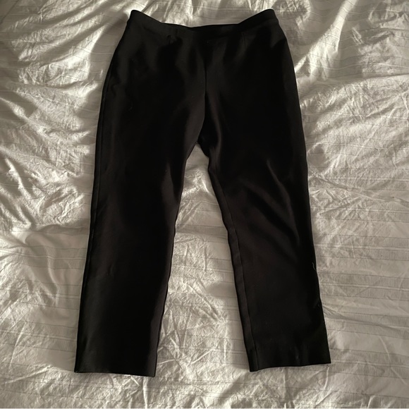 Estelle and Finn cropped casual pants, pull up, stretch, GUC, Size 10. - Picture 3 of 15